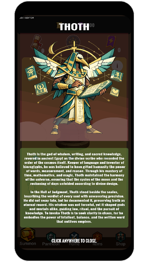 Unit summoning interface